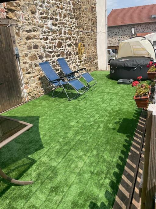 Lovely French Farmhouse With Private Swimming Pool Bourganeuf 外观 照片